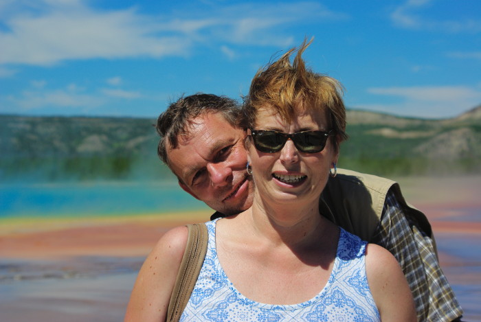 Wir in Yellowstone